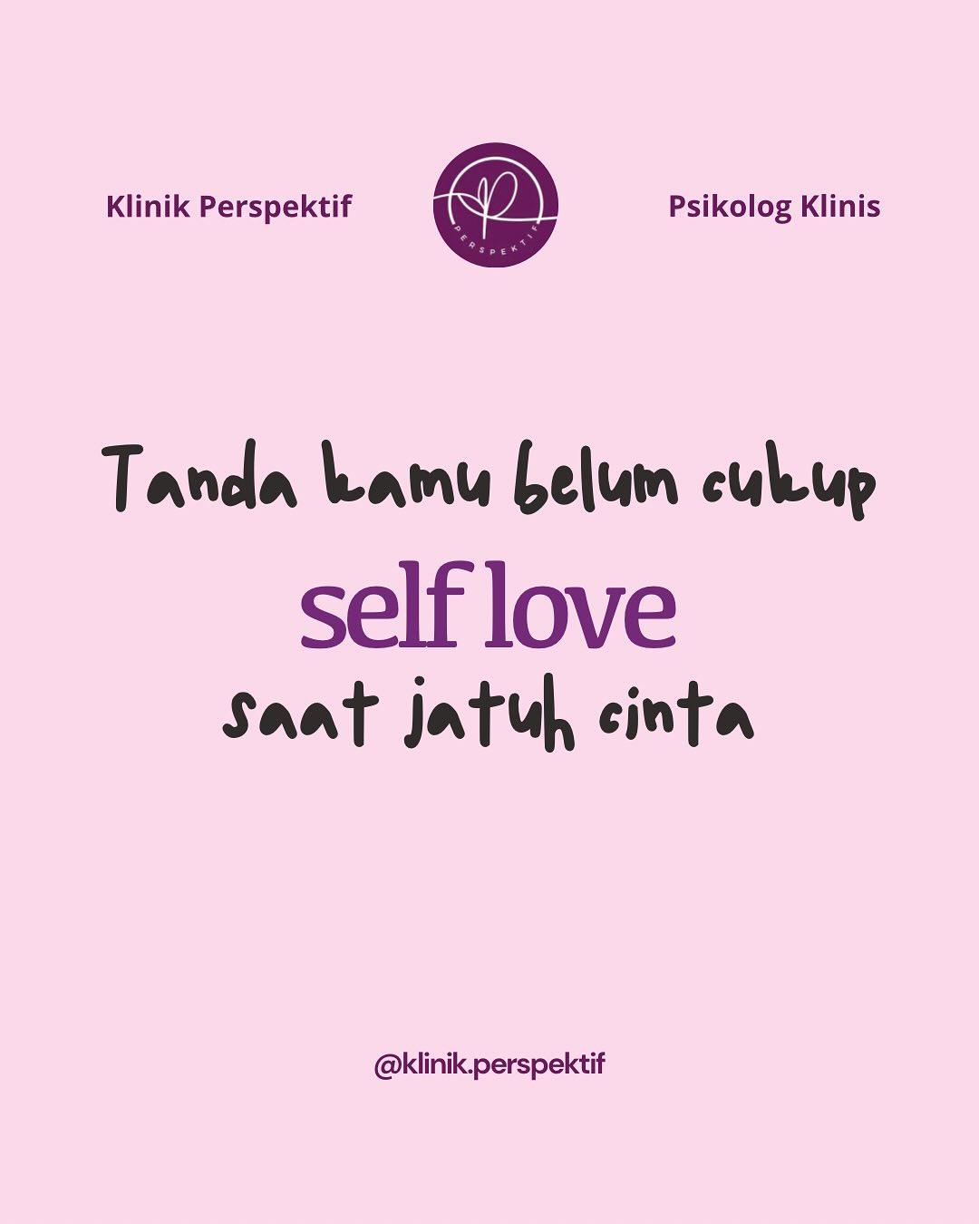 Ilustrasi tanda kamu belum cukup self love saat jatuh cinta dari Klinik Perspektif